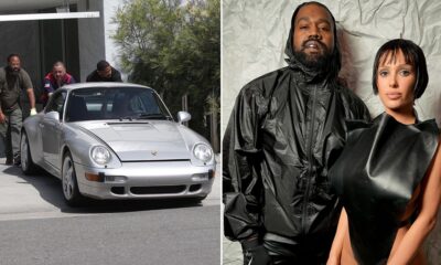 Bianca Censori's new Porsche gifted by husband Kanye West taken away on tow truck