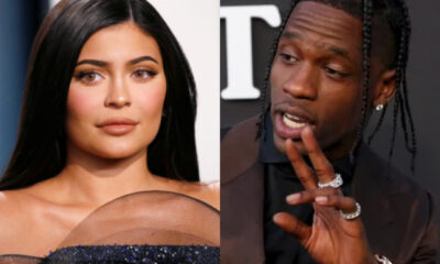 Kylie Jenner shrugs off baby daddy Travis Scott's arrest with sultry Instagram post... as disgraced rapper jets back to LA on private plane