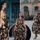 Katy Perry nearly flashes all in a nude geometric cut-out dress as she makes surprise appearance on Vogue World Paris runway