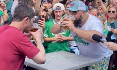 Jason Kelce Shares Behind-the-Scenes Shenanigans with Travis Kelce in New Beer Ad — See the Video!