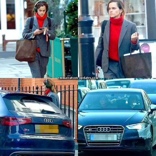 Emma Watson breaks her silence after her £30,000 Audi A3 was towed away by police due to 'illegal' parking and jokes 'I'm still looking for a space!'