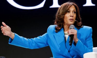 Vice President Kamala Harris put the focus on the dangers of a second Trump administration, rather than the growing concerns over President Joe Biden’s candidacy, as she attempted to convince Black voters to once again deliver a win for the Biden-Harris ticket.