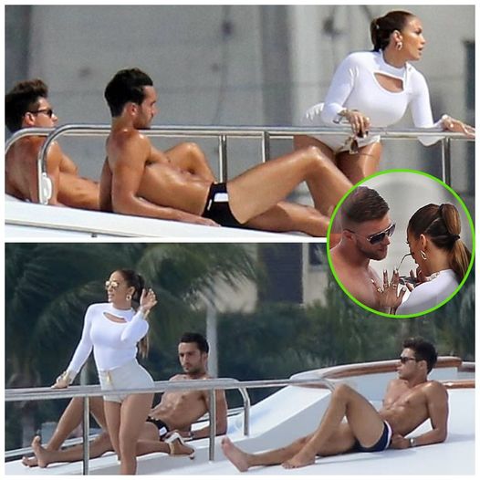 Jennifer Lopez Was Caught Acting Intimately With Two Young Men On A Yacht In Miami, Florida.! - Full story in comments!