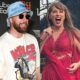 “I’m shocked but I love surprises like this" — Taylor Swift confessed that She was shocked to see Travis Kelce in Dublin for her concert because she wasn’t informed the NFL superstar will be flying to Dublin to watch her show but she love it as both of them locked eyes while she was performing.