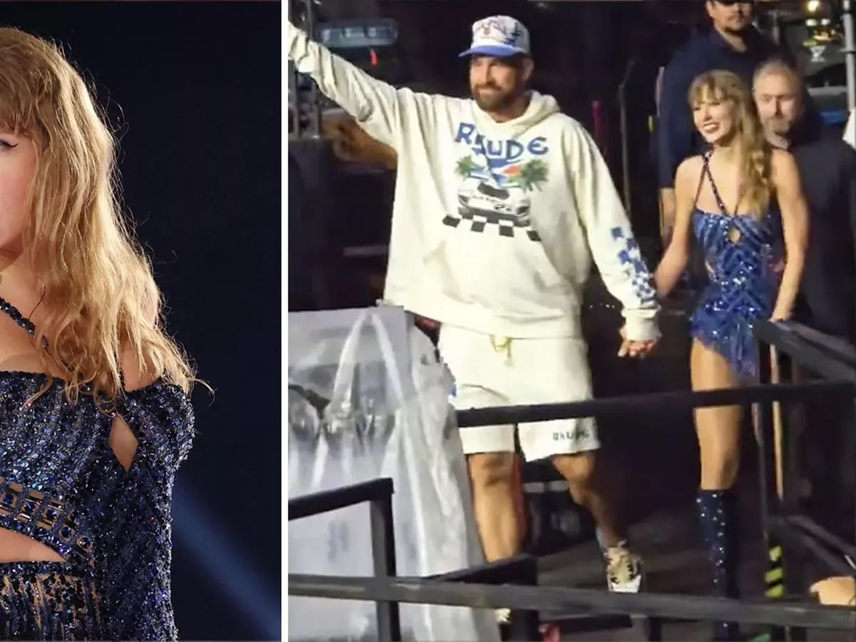 Travis Kelce's touching gesture towards Taylor Swift at Amsterdam Eras Tour show proves they're 'endgame', claim Swifties