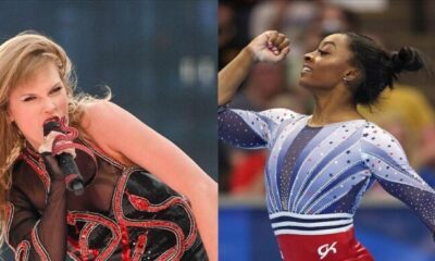 Taylor Swift and Travis Kelce responds to Simone Biles performing to Tay’s song “…Ready for It?” in her floor routine at the U.S. Olympic Trials: Taylor says “You’re setting a great…”, what Travis says made lots of fans Heart Melts…