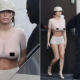 Bianca Censori exposes her bare breasts AGAIN in shocking sheer top at the cinema with Kanye West - as somber couple leave theater early via the back exit