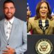 “Kamala Harris Left Hanging: Travis Kelce’s Surprising DNC No-Show Ignites Heated Debate”