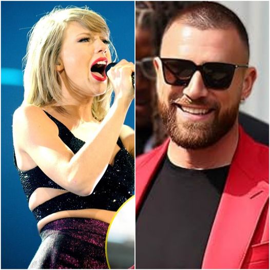 WATCH: Taylor swift gives a SHOUT out to Travis Kelce while performing on stage ” My baby, Travis I love youuu”.