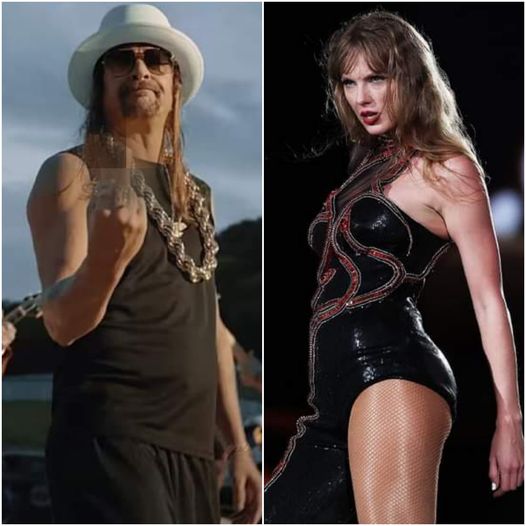 “I’m a better performer and I stick to my opinion that she should be banned from music. She s*cks and her fans are toxic” — Kid Rock on Taylor and Swifties after Swifties dragged him for trolling Taylor Swift……