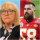 In a touching display of gratitude and affection, Kansas City Chiefs star Travis Kelce recently moved his mother, Donna Kelce, to tears with a heartfelt message. The emotional moment, shared during a recent interview, highlights the deep bond between the NFL player and his mother, captivating fans and leaving a lasting impression. During the interview, Kelce spoke openly about the impact his mother has had on his life and career. “Mom, I wouldn’t be where I am without your support and love,” Kelce said, his voice choked with emotion. “You’ve been my rock through every challenge and triumph. I hope you know how much you mean to me.” Donna Kelce, visibly moved by her son’s words, struggled to hold back tears as she listened. The sentiment resonated deeply with her, reflecting the sacrifices and unwavering support she has provided throughout Travis’s journey from a young athlete to a professional football star. Fans quickly took to social media to share their reactions to the heartfelt tribute. Many expressed their admiration for the Kelce family’s strong bond and praised Travis for his sincerity and appreciation. The emotional exchange has been widely shared, with comments praising both Travis’s humility and Donna’s role as a supportive mother. The heartfelt moment not only showcases the personal side of Travis Kelce but also highlights the often-overlooked stories of family support behind the success of prominent athletes. As fans continue to celebrate the touching tribute, it serves as a reminder of the powerful connections that drive and inspire individuals at the highest levels of achievement.