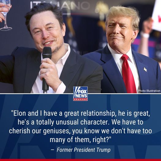 WORLDS COLLIDE: Former President Trump plans to utilize Elon Musk's "genius" if he retakes the White House, even as he concedes the tech billionaire will likely be too busy to serve in a Cabinet role. Full story below