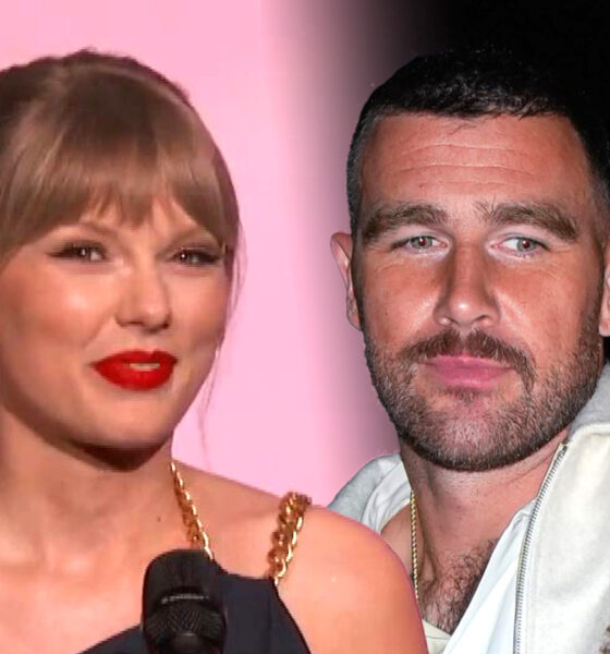 Taylor Swift and Travis Kelce Enjoy Date Night With Her Bandmates in Singapore